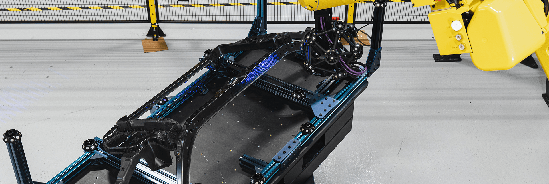 3D scanning equipment in industrial setting