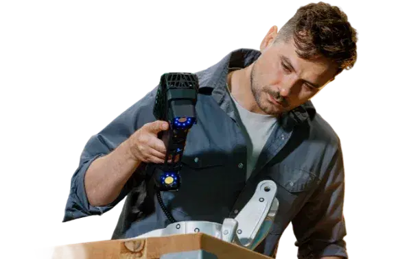 HandySCAN 3D Black Series in use